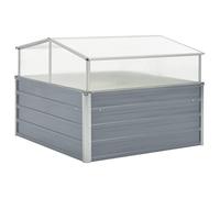 vidaXL Invernadero 100x100x85 cm Acero galvanizado Gris