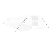 vidaXL Invernadero con estructura de acero blanco Multitalles 10 x 4 x 2 m