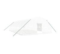 vidaXL Invernadero con estructura de acero blanco Multitalles 10 x 6 x 2.85 m