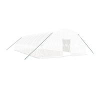 vidaXL Invernadero con estructura de acero blanco 72 m² 12x6x2,85 m