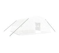 vidaXL Invernadero con estructura de acero blanco Multitalles