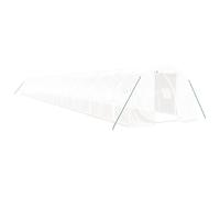 vidaXL Invernadero con estructura de acero blanco Multitalles