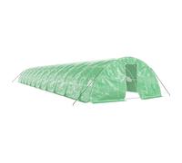 vidaXL Invernadero con estructura de acero verde Multitalles