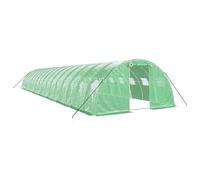 vidaXL Invernadero con estructura de acero verde Multitalles 16 x 4 x 2 m