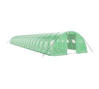 vidaXL Invernadero con estructura de acero verde Multitalles 22 x 4 x 2 m