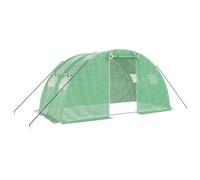 vidaXL Invernadero con estructura de acero verde Multitalles 4 x 2 x 2 m