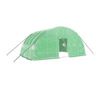 vidaXL Invernadero con estructura de acero verde Multitalles 6 x 4 x 2.85 m