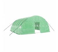 Invernadero Con Estructura De Acero Verde 36 M² 6x6x2,85 M Vidaxl