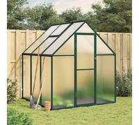 Invernadero Con Marco Base Aluminio Verde 169x169x195 Cm Vidaxl