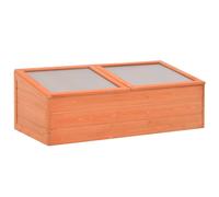 vidaXL Invernadero de madera 100x50x34 cm
