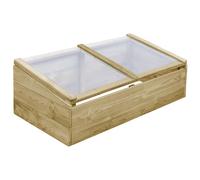 vidaXL Invernadero de madera de pino impregnada 100x50x35 cm