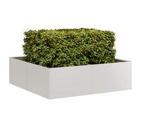 vidaXL Jardinera 100x100x30 cm Acero inoxidable