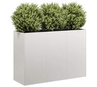 vidaXL Jardinera 120x40x80 cm acero inoxidable