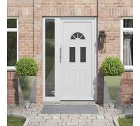 vidaXL Jardinera 2 pcs Plateado 40 x 40 x 75 cm Acero Galvanizado