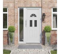 vidaXL Jardinera 2 uds. Plateado 30 x 30 x 75 cm Acero Galvanizado