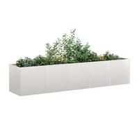 vidaXL Jardinera 200x40x40 cm acero inoxidable