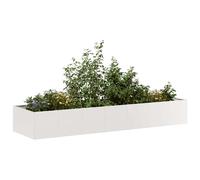 vidaXL Jardinera 280x80x40 cm Acero inoxidable