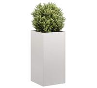 vidaXL Jardinera 40x40x80 cm en color Acero inoxidable/Antracita/Acero oxidado y más