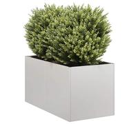 vidaXL Jardinera 40x80x40 cm acero inoxidable