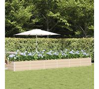 vidaXL Jardinera 480 x 80 x Acero, y para jardín y , ideal para interior, exterior, decoración y plantas