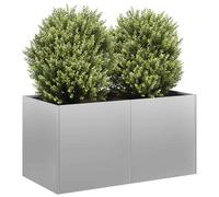 vidaXL Jardinera 80x40x40 cm de acero galvanizado