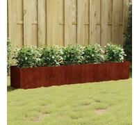 vidaXL Jardinera acero corten 200x40x40 cm