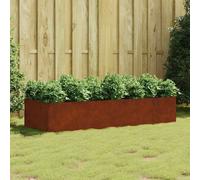 vidaXL Jardinera acero corten 200x80x40 cm