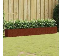 vidaXL Jardinera acero corten 280x40x40 cm
