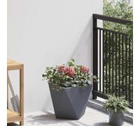 vidaXL Jardinera Antracita 30 x 30 x 30 cm Acero
