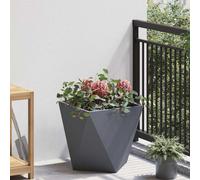 vidaXL Jardinera Antracita 40 x 40 x 40 cm Acero