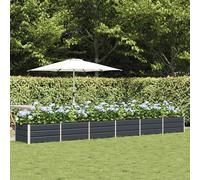 vidaXL Jardinera Antracita 480 x 80 x 45 cm Acero
