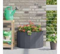 vidaXL Jardinera Antracita 60 x 30 x 35 cm Acero