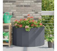 vidaXL Jardinera Antracita 90 x 45 x 50 cm Acero
