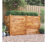 vidaXL Jardinera arriate madera maciza acacia 160x60x84 cm