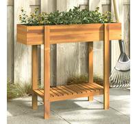 vidaXL Jardinera arriate madera maciza de acacia 90x30x75 cm