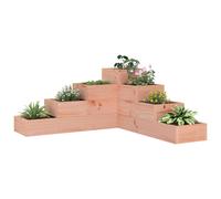 vidaXL Jardinera de 4 niveles madera maciza Douglas 80,5x79x36 cm