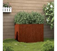 vidaXL Jardinera de acero corten 62 x 47 x 46 cm