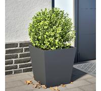 vidaXL Jardinera de acero gris antracita 40x40x40 cm