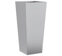 vidaXL Jardinera de acero inoxidable 35x35x75 cm