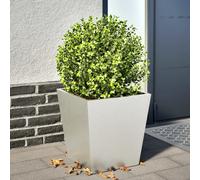 vidaXL Jardinera de acero inoxidable 40x40x40 cm