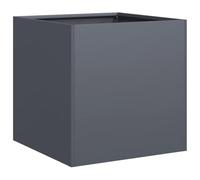 vidaXL Jardinera de acero laminado en frío Antracita 40x40x40 cm, lecho elevado