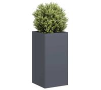 vidaXL Jardinera de acero laminado en frío 40x40x80 cm Antracita