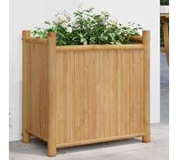 vidaXL Jardinera de bambú 50x30x50 cm