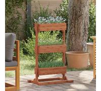 vidaXL Jardinera de madera de abeto 52x30x78 cm
