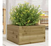 vidaXL Jardinera de madera de pino impregnada 40x40x23 cm