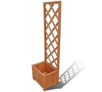vidaXL Jardinera de Madera enrejada, 40 x 30 x 135 cm
