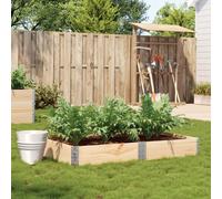 vidaXL Jardinera de madera maciza de pino 150x100 cm