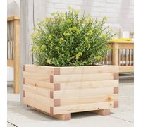 vidaXL Jardinera de madera maciza de pino 40x40x26,5 cm