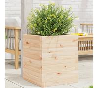vidaXL Jardinera de madera maciza de pino 40x40x46 cm