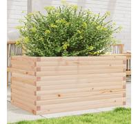 Jardinera De Madera Maciza De Pino 90x60x46 Cm Vidaxl